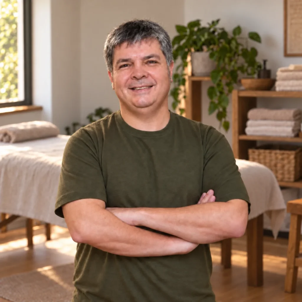 José Antonio Muñoz Sánchez, masajista de JAMS